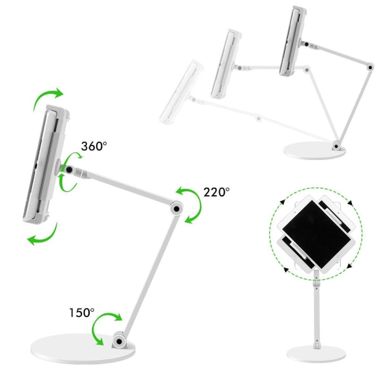 AP-7L Desktop Stand For Smartphone And Tablet,Long Arm Stand For iPad / Samsung - Lazy Bracket by PMC TechLife | Online Shopping South Africa | PMC TechLife
