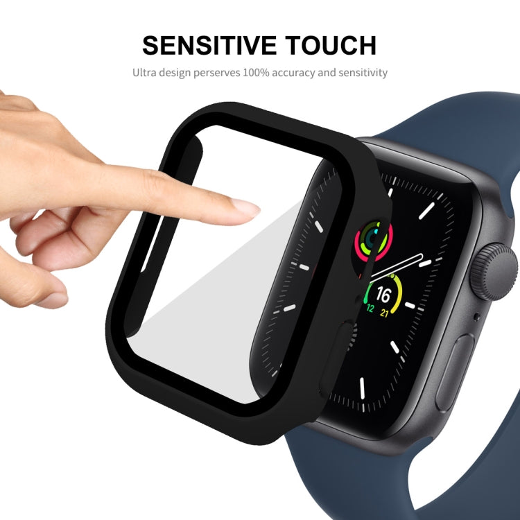 ENKAY Hat-Prince 2 in 1 PC Frame + 9H Tempered Glass Protector Full Coverage Case For Apple Watch Series 8 / 7 45mm(Red) - free shipping - PMC TechLife - Order now!
