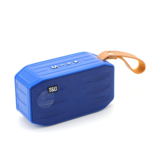 T&G TG296 Portable Wireless Bluetooth 5.0 Speaker Support TF Card / FM / 3.5mm AUX / U-Disk / Hands-free(Blue) - Mini Speaker by T&G | Online Shopping South Africa | PMC Jewellery