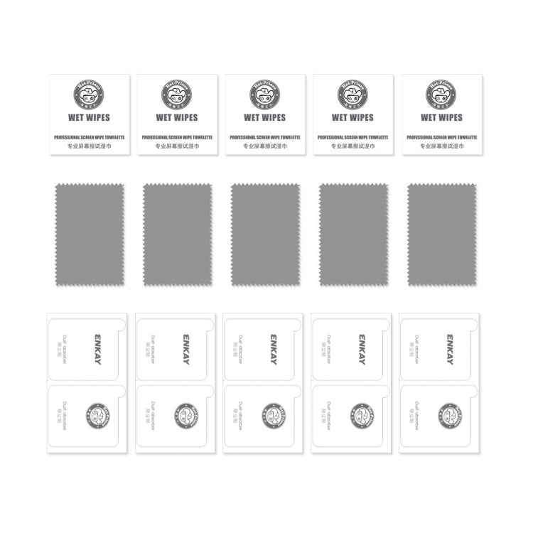 For iPhone 13 / 13 Pro 5pcs ENKAY Hat-Prince Full Glue Tempered Glass 6D Full Coverage Anti-scratch Protector - iPhone 13 Pro Tempered Glass by ENKAY | Online Shopping South Africa | PMC TechLife | Buy Now Pay Later Mobicred