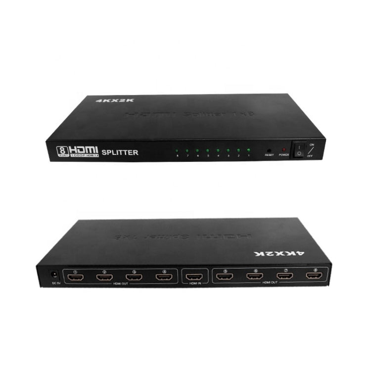 1 x 8 4K x 2K 3840*2160/30HZ HDMI Splitter - Splitter by PMC TechLife | Online Shopping South Africa | PMC TechLife