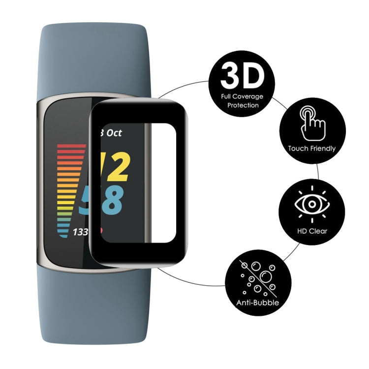 For Fitbit Charge 5 / Charge 6 10pcs ENKAY Hat-Prince 3D Curved Edge PC Edge PMMA HD Screen Film - free shipping - PMC TechLife - Order now!