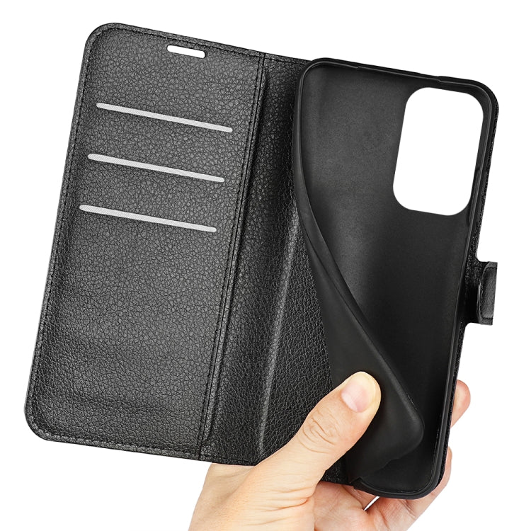 For Xiaomi Redmi Note 11 Pro / Note 11 Pro+ Litchi Texture Horizontal Flip Protective Case with Holder & Card Slots & Wallet(Black) - Xiaomi Cases by PMC TechLife | Online Shopping South Africa | PMC TechLife | Buy Now Pay Later Mobicred