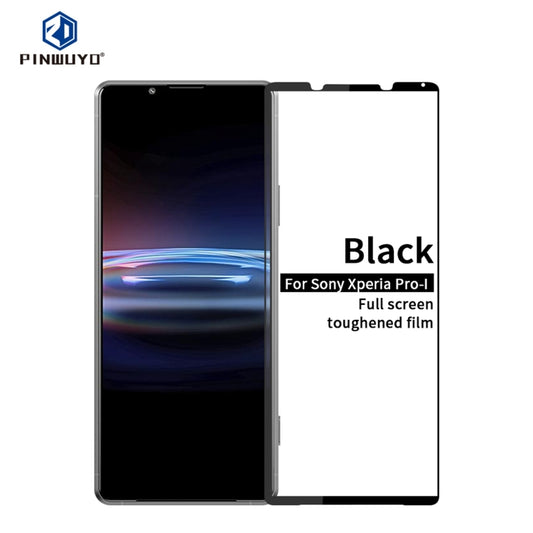 For Sony Xperia Pro-I PINWUYO 9H 2.5D Full Screen Tempered Glass Film(Black) - Sony Tempered Glass by PINWUYO | Online Shopping South Africa | PMC Jewellery | Buy Now Pay Later Mobicred