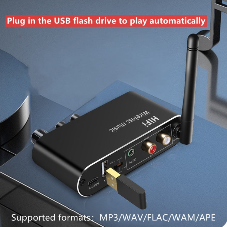 T01 Bluetooth 5.0 Optical Coaxial Audio Decoder Adapter - free shipping - PMC TechLife - Order now!