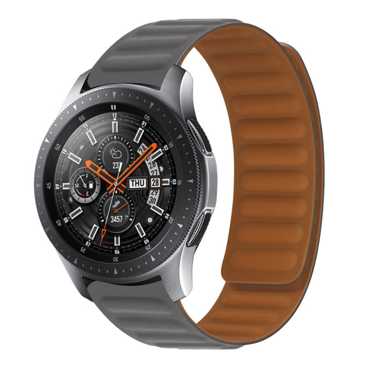 Silicone Magnetic Watch Band For Amazfit GTS 2(Gray) - Watch Bands by PMC TechLife | Online Shopping South Africa | PMC TechLife | Buy Now Pay Later Mobicred