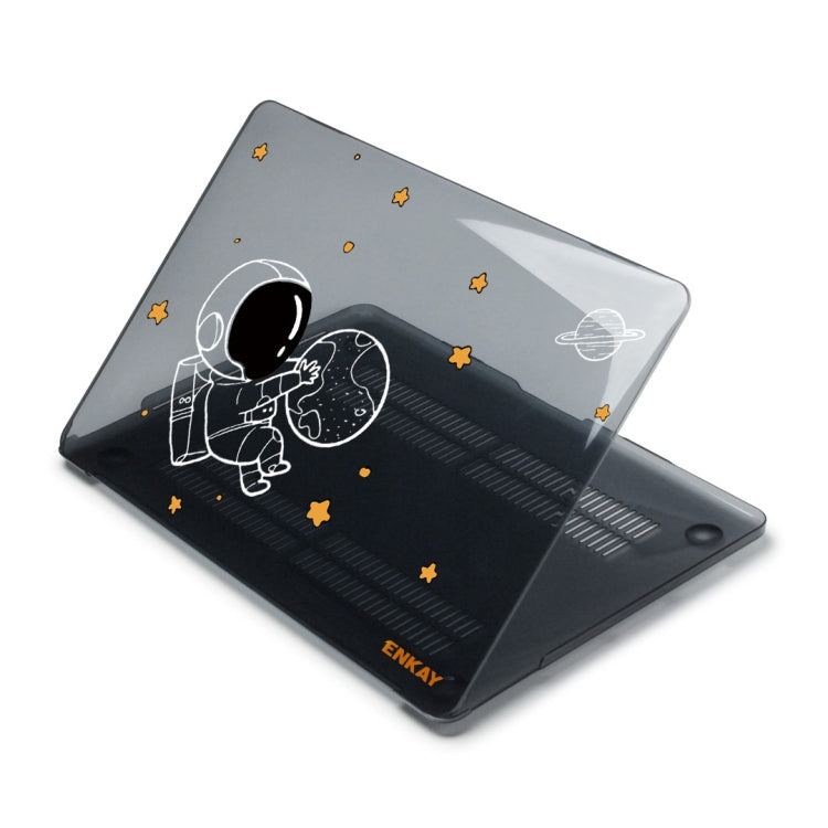 For MacBook Air 13.3 inch A1932 2018 ENKAY Spaceman Pattern Laotop Protective Crystal Case(Spaceman No.5) - MacBook Air Cases by ENKAY | Online Shopping South Africa | PMC TechLife | Buy Now Pay Later Mobicred