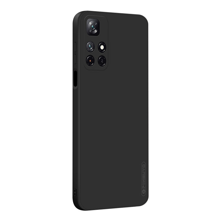 For Xiaomi Redmi Note 11 / Poco M4 Pro 5G PINWUYO Liquid Silicone TPU Phone Case(Black) - free shipping - PMC TechLife - Order now!