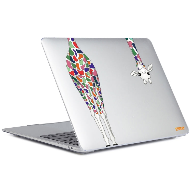 For MacBook Air 13.3 inch A2179 / A2337 ENKAY Hat-Prince Forest Series Pattern Laotop Protective Crystal Case(Giraffe Pattern) - MacBook Air Cases by ENKAY | Online Shopping South Africa | PMC TechLife | Buy Now Pay Later Mobicred