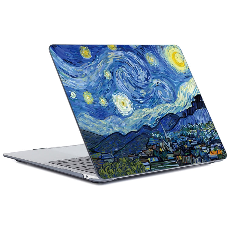 For MacBook Air 13.3 inch A2179 / A2337 ENKAY Hat-Prince Natural Series Laotop Protective Crystal Case(Starry Night) - MacBook Air Cases by ENKAY | Online Shopping South Africa | PMC Jewellery