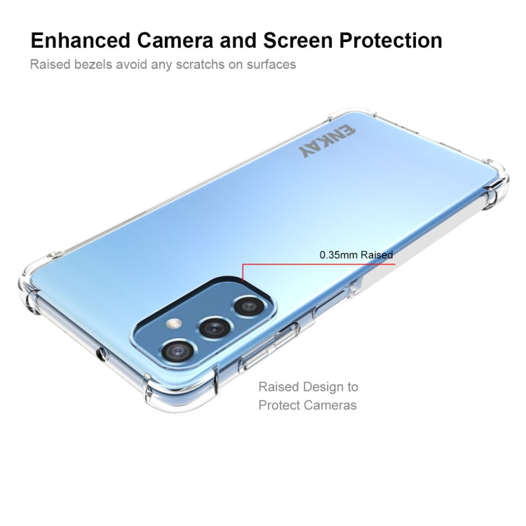 For Samsung Galaxy M52 5G ENKAY Transparent TPU Shockproof Case - free shipping - PMC TechLife - Order now!