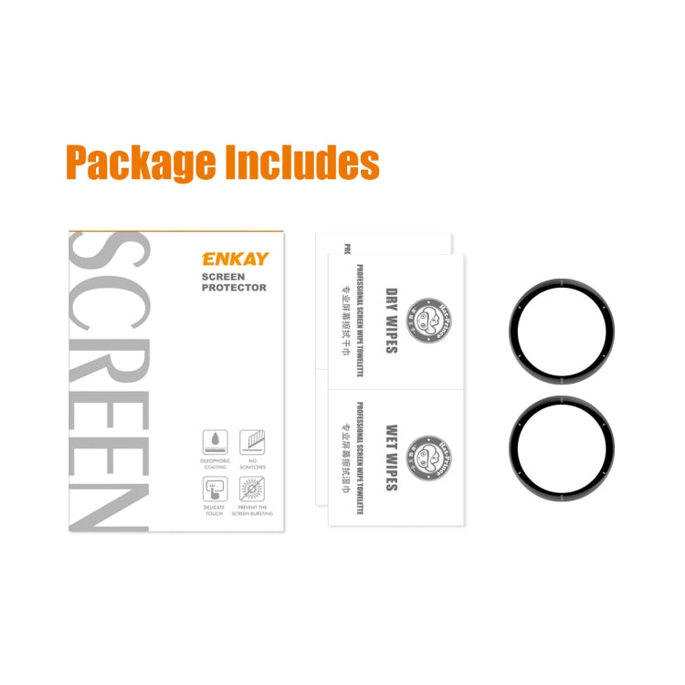 2 PCS Compatible with Garmin Venu 2 Plus ENKAY Hat-Prince 3D Full Coverage Soft PC Edge + PMMA HD Protector Film - Screen Protector by ENKAY | Online Shopping South Africa | PMC TechLife | Buy Now Pay Later Mobicred