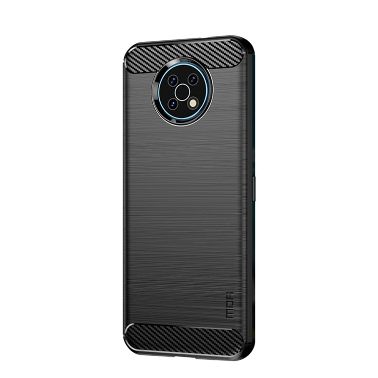 For Nokia G50 MOFI Gentleness Brushed Carbon Fiber Soft TPU Case(Black) - Nokia Cases by MOFI | Online Shopping South Africa | PMC TechLife | Buy Now Pay Later Mobicred