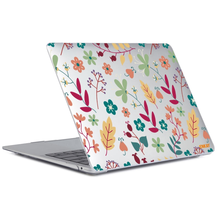 ENKAY Flower Series Pattern Laotop Protective Crystal Case For MacBook Pro 14.2 inch A2442 (2021)(Spring) - MacBook Pro Cases by ENKAY | Online Shopping South Africa | PMC Jewellery