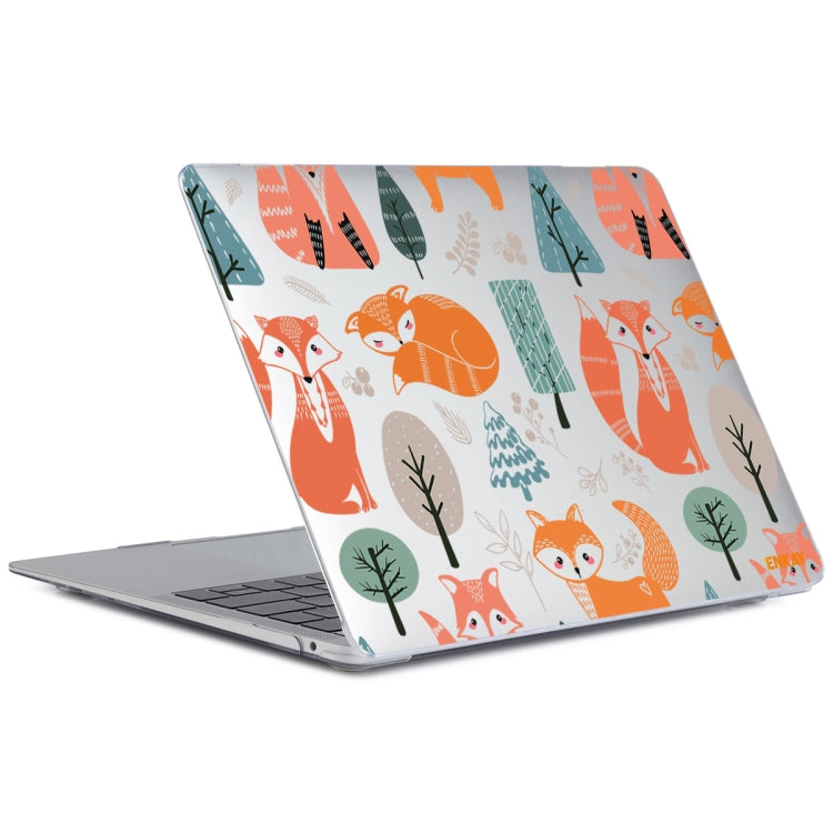 ENKAY Animal Series Pattern Laotop Protective Crystal Case For MacBook Pro 13.3 inch A2251 / A2289 / A2338 2020(Fox) - MacBook Pro Cases by ENKAY | Online Shopping South Africa | PMC Jewellery