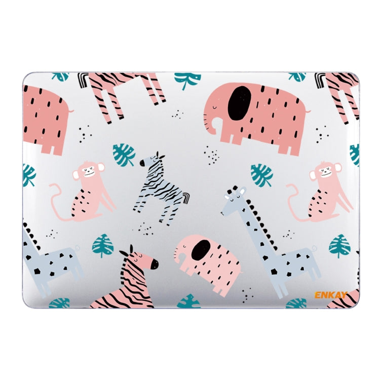 ENKAY Animal Series Pattern Laotop Protective Crystal Case For MacBook Pro 16 inch A2141(Animals No.2) - MacBook Pro Cases by ENKAY | Online Shopping South Africa | PMC Jewellery