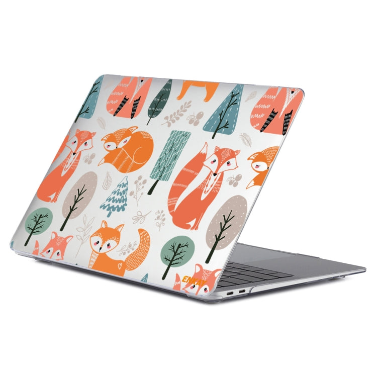 ENKAY Animal Series Pattern Laotop Protective Crystal Case For MacBook Pro 16 inch A2141(Fox) - MacBook Pro Cases by ENKAY | Online Shopping South Africa | PMC Jewellery