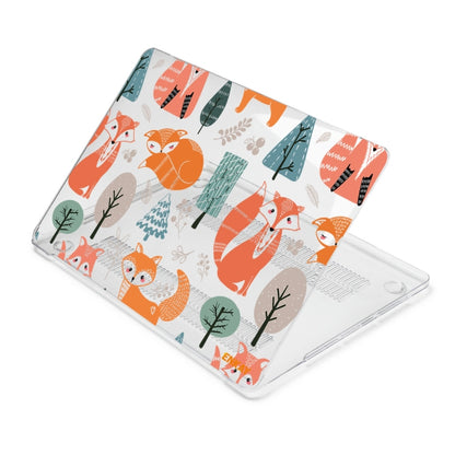 ENKAY Animal Series Pattern Laotop Protective Crystal Case For MacBook Pro 16 inch A2141(Fox) - MacBook Pro Cases by ENKAY | Online Shopping South Africa | PMC Jewellery