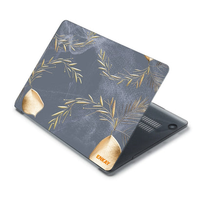 ENKAY Vintage Pattern Series Laotop Protective Crystal Case For MacBook Pro 14.2 inch A2442 (2021)(Wild Oats) - MacBook Pro Cases by ENKAY | Online Shopping South Africa | PMC Jewellery