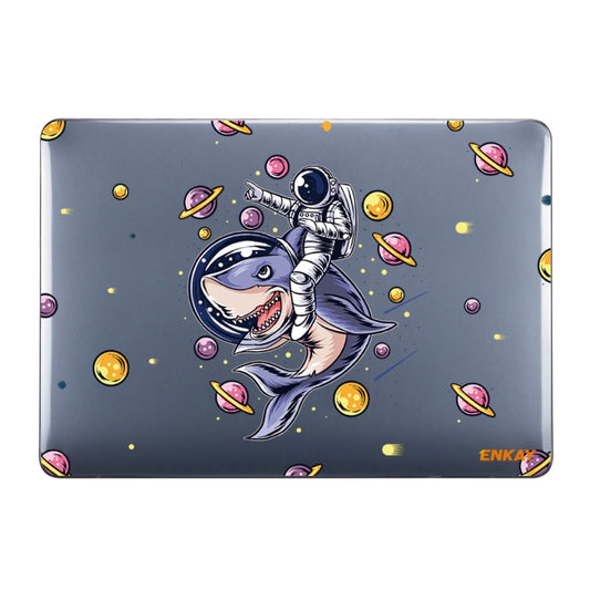 ENKAY Star Series Pattern Laotop Protective Crystal Case For MacBook Pro 13.3 inch A1706 / A1708 / A1989 / A2159(Shark Astronaut) - MacBook Pro Cases by ENKAY | Online Shopping South Africa | PMC Jewellery