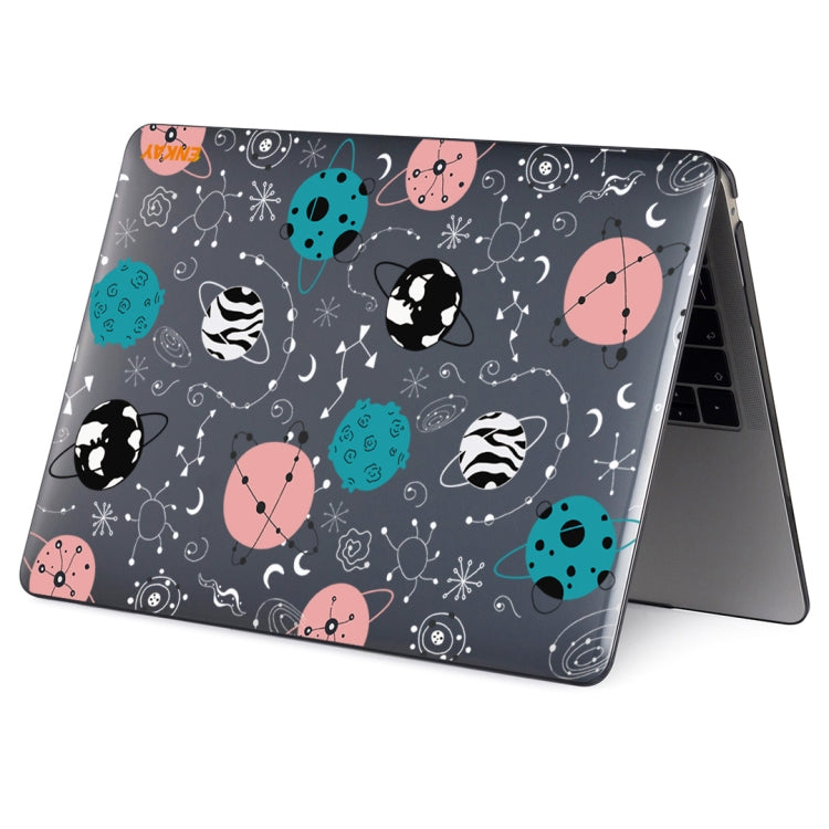 ENKAY Star Series Pattern Laotop Protective Crystal Case For MacBook Pro 15.4 inch A1707 / A1990(Geometric Planet) - free shipping - PMC TechLife - Order now!
