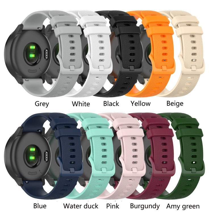 For Xiaomi Watch Color 2 22mm Checkered Silicone Watch Band(Black) - Watch Bands by PMC TechLife | Online Shopping South Africa | PMC TechLife | Buy Now Pay Later Mobicred