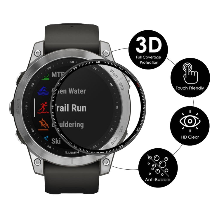 2 PCS ENKAY 3D Full Coverage Soft PC Edge + PMMA HD Screen Protector Film Compatible with Garmin Fenix 7S - Screen Protector by ENKAY | Online Shopping South Africa | PMC TechLife | Buy Now Pay Later Mobicred