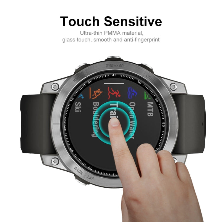 5 PCS ENKAY 3D Full Coverage Soft PC Edge + PMMA HD Screen Protector Film Compatible with Garmin Fenix 7S - Screen Protector by ENKAY | Online Shopping South Africa | PMC TechLife | Buy Now Pay Later Mobicred