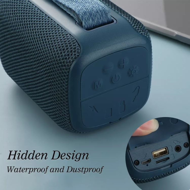 T&G TG339 RGB Light 5W Waterproof Portable Bluetooth Speaker(Green) - Desktop Speaker by T&G | Online Shopping South Africa | PMC Jewellery