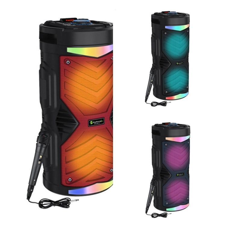 NewRixing NRG6601A Outdoor Portable Karaoke Wireless Speaker 20W Audio Amplifier With Mic(C) - Loudspeaker by New Rixing | Online Shopping South Africa | PMC Jewellery
