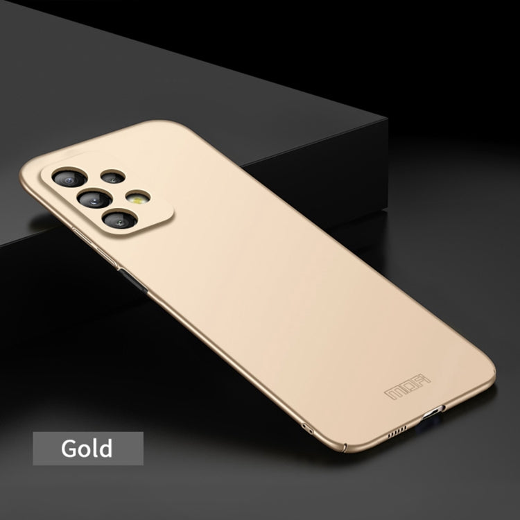 For Samsung Galaxy A53 5G MOFI Frosted PC Ultra-thin Hard Phone Case(Gold) - free shipping - PMC TechLife - Order now!
