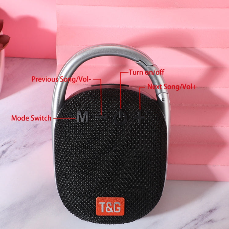 T&G TG321 TWS Portable Wireless Outdoor Mini Speaker with LED Light(Blue) - Mini Speaker by T&G | Online Shopping South Africa | PMC Jewellery