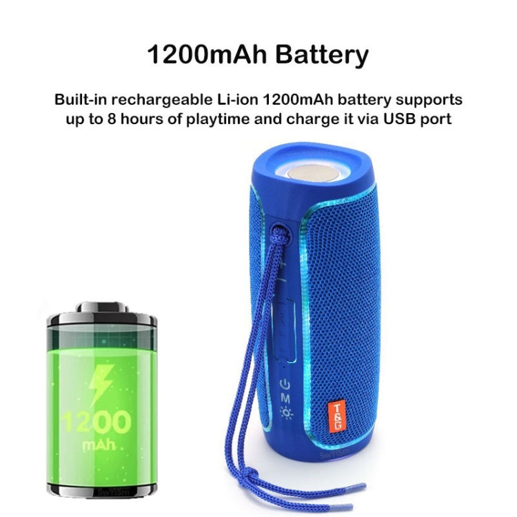 T&G TG288 TWS Portable LED Light Bluetooth Speaker(Black) - free shipping - PMC TechLife - Order now!