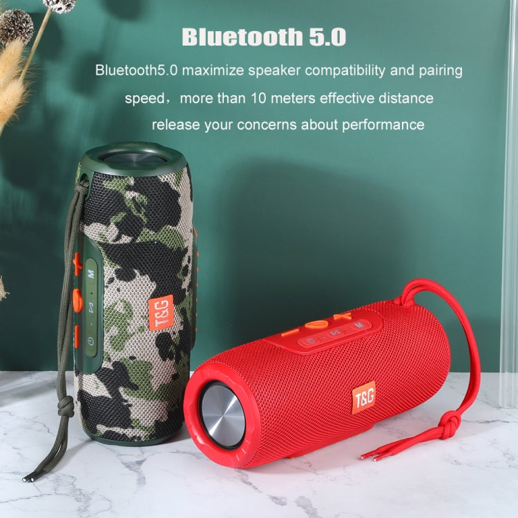 T&G TG341 TWS Portable Wireless Bluetooth HiFi Speaker(Blue) - Desktop Speaker by T&G | Online Shopping South Africa | PMC Jewellery | Buy Now Pay Later Mobicred