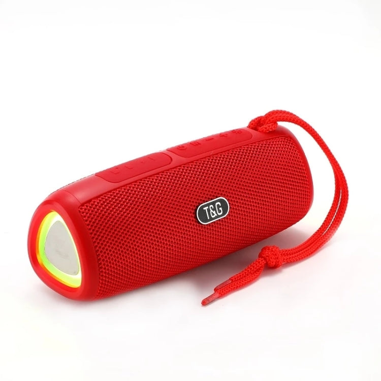 T&G TG344 Portable LED Light TWS Wireless Bluetooth Speaker(Red) - Desktop Speaker by T&G | Online Shopping South Africa | PMC Jewellery