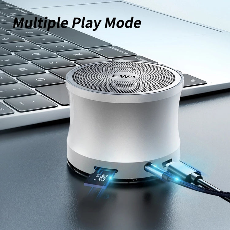 EWA A109+ TWS Stereo Portable Metal Bluetooth Speaker(Sliver) - free shipping - PMC TechLife - Order now!