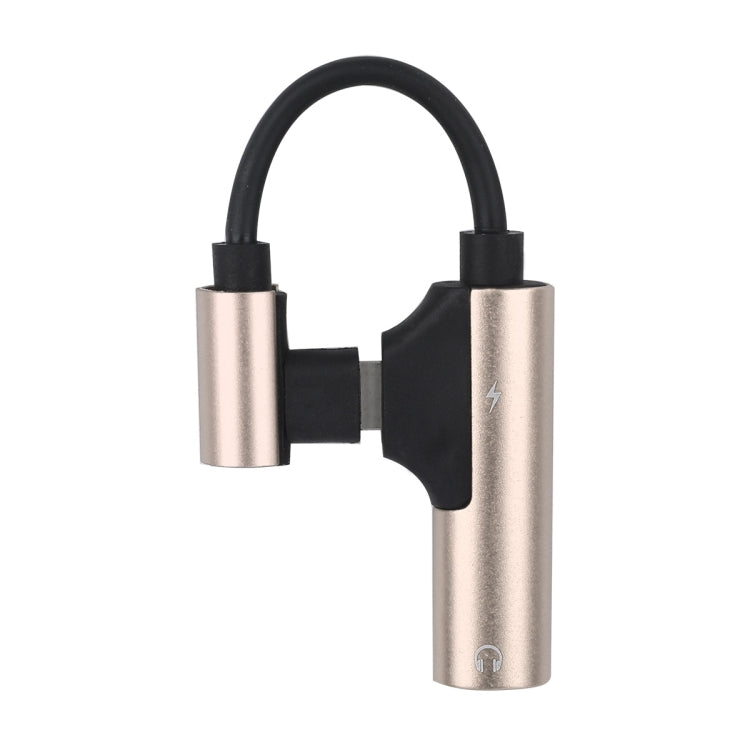 ENKAY ENK-AT109 Male 8 Pin to Dual Female 8 Pin Adapter Data Transfer Cable(Golden) - Converter & Adapter by ENKAY | Online Shopping South Africa | PMC Jewellery