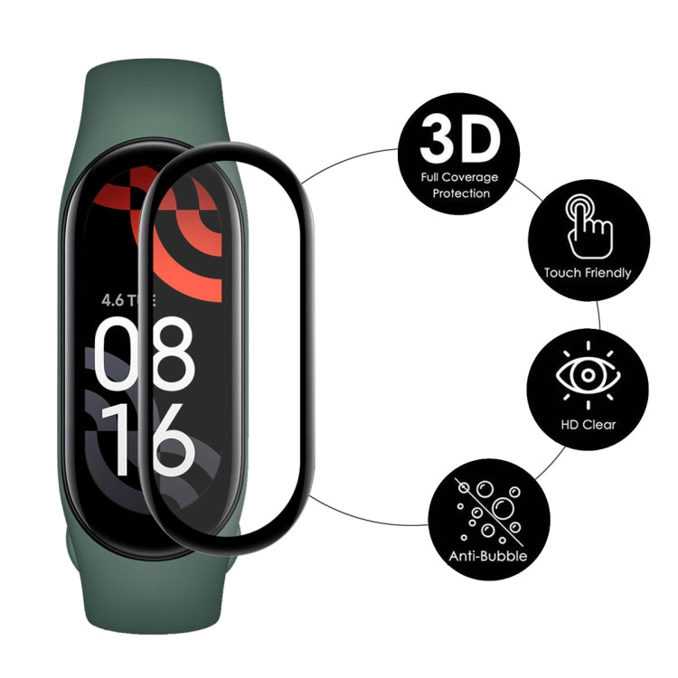 5 PCS For Xiaomi Mi Band 7 ENKAY 3D Full Coverage Soft PC Edge + PMMA HD Screen Protector Film - Screen Protector by ENKAY | Online Shopping South Africa | PMC TechLife | Buy Now Pay Later Mobicred