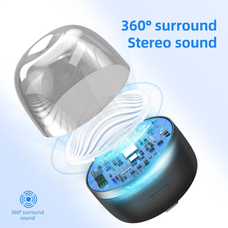 NBY 6680 Colorful Light 6D Stereo Wireless Bluetooth Speaker(White) - free shipping - PMC TechLife - Order now!