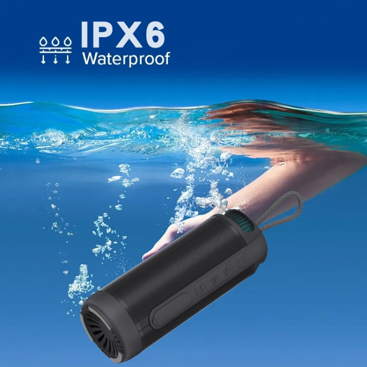 NewRixing NR9015 14W Portable IPX6 Waterproof TWS Stereo Bluetooth Speaker(Blue) - Desktop Speaker by NewRixing | Online Shopping South Africa | PMC Jewellery | Buy Now Pay Later Mobicred