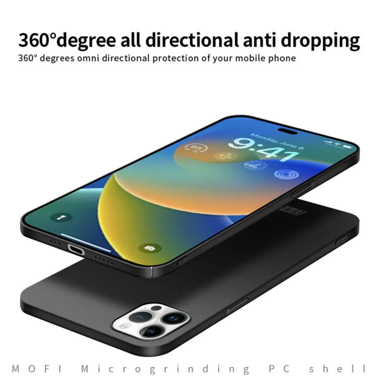 For iPhone 14 Pro Max MOFI Frosted PC Ultra-thin Hard Case (Black) - iPhone 14 Pro Max Cases by MOFI | Online Shopping South Africa | PMC TechLife | Buy Now Pay Later Mobicred