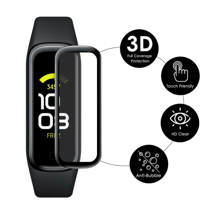2 PCS For Samsung Galaxy Fit 2 ENKAY Hat-Prince 3D Full Coverage Soft PC Edge + PMMA HD Screen Protector Film - Screen Protector by ENKAY | Online Shopping South Africa | PMC TechLife | Buy Now Pay Later Mobicred