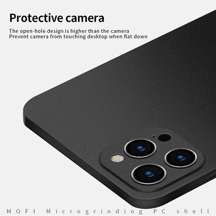 For iPhone 14 Pro MOFI Fandun Series Frosted PC Ultra-thin Phone Case(Black) - free shipping - PMC TechLife - Order now!