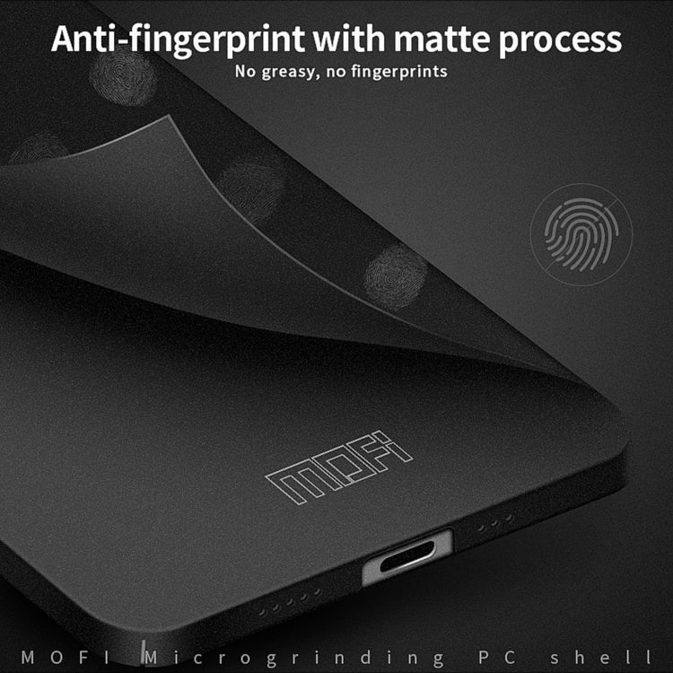 For iPhone 14 Pro MOFI Fandun Series Frosted PC Ultra-thin Phone Case(Blue) - iPhone 14 Pro Cases by MOFI | Online Shopping South Africa | PMC TechLife | Buy Now Pay Later Mobicred