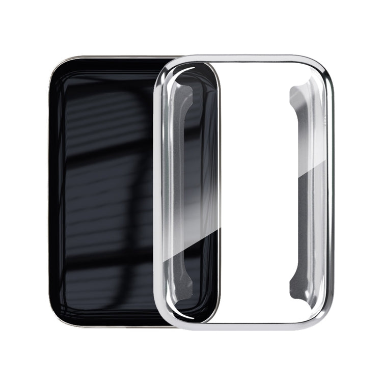 For Xiaomi Mi Band 7 Pro ENKAY Hat-Prince Full Coverage Electroplated TPU Screen Protection Case(Silver) - free shipping - PMC TechLife - Order now!