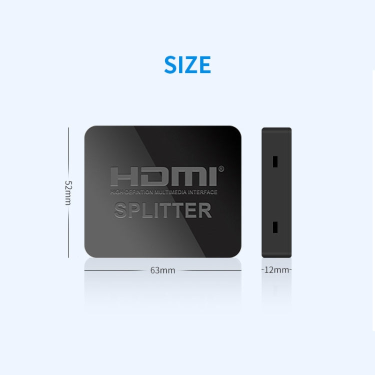 JSM 1 to 2 HDMI 1080P Switch Two Screen Simultaneous Display Spliter - Switch by JUNSUNMAY | Online Shopping South Africa | PMC Jewellery | Buy Now Pay Later Mobicred