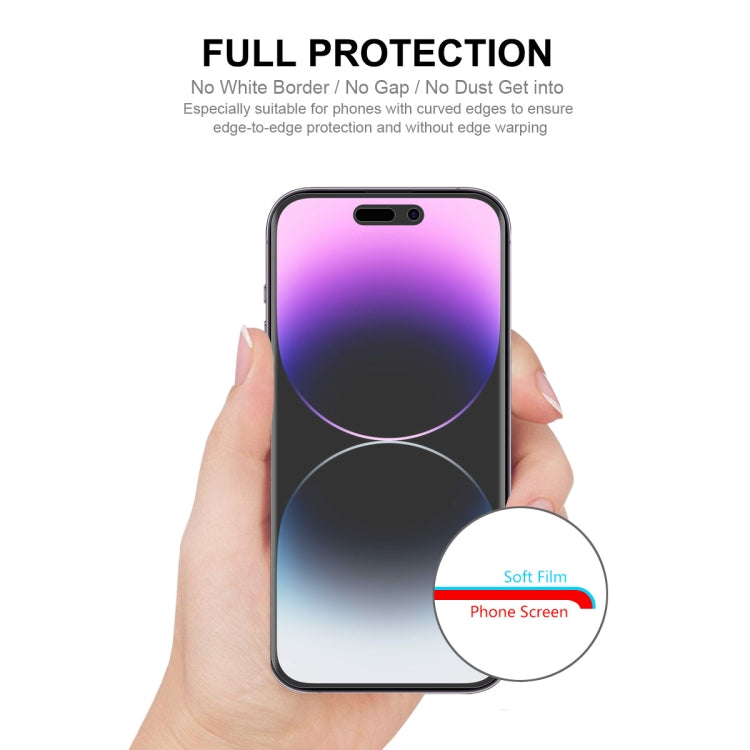 1 PCS ENKAY Full Glue Explosion-proof Hydrogel Film For iPhone 14 Pro - Front Protector by ENKAY | Online Shopping South Africa | PMC TechLife | Buy Now Pay Later Mobicred