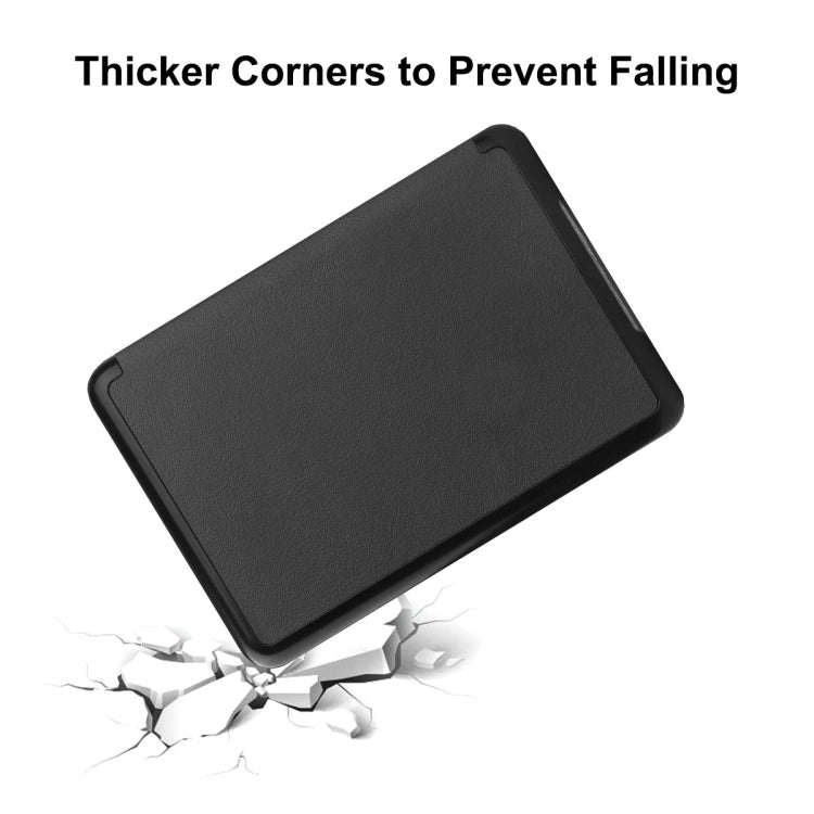 For Amazon Kindle 2022 Gen11 ENKAY Custer Texture Leather Smart Case(Black) - Amazon by ENKAY | Online Shopping South Africa | PMC TechLife | Buy Now Pay Later Mobicred