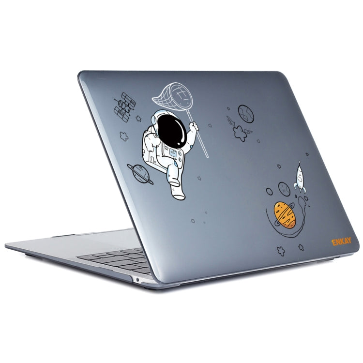 For MacBook Pro 13.3 A1706/A1989/A2159 ENKAY Hat-Prince 3 in 1 Spaceman Pattern Laotop Protective Crystal Case with TPU Keyboard Film / Anti-dust Plugs, Version:EU(Spaceman No.2) - free shipping - PMC TechLife - Order now!
