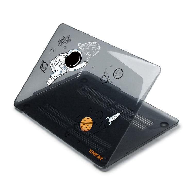For MacBook Pro 13.3 A1706/A1989/A2159 ENKAY Hat-Prince 3 in 1 Spaceman Pattern Laotop Protective Crystal Case with TPU Keyboard Film / Anti-dust Plugs, Version:EU(Spaceman No.2) - free shipping - PMC TechLife - Order now!